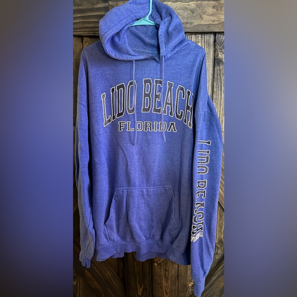 Lido Beach Florida Blue Hoodie​